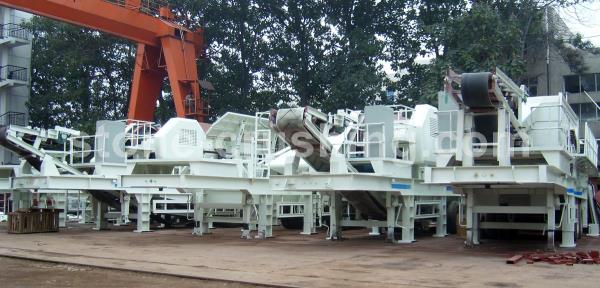 portable series crusher plant