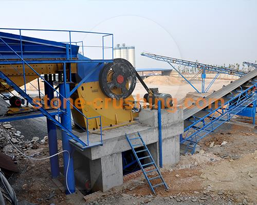 stone crushing jaw crushing