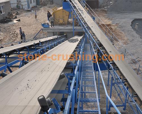stone crusher belt conveyor parts