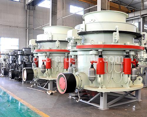 conic crusher main components