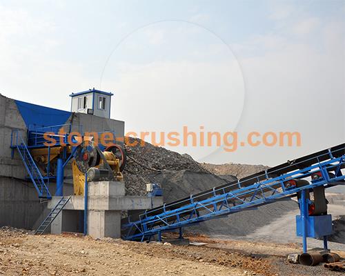 crushing plant for barite mining