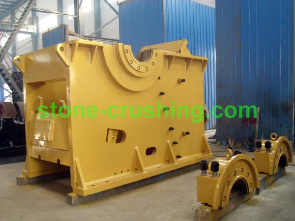 assembly of a jaw crusher