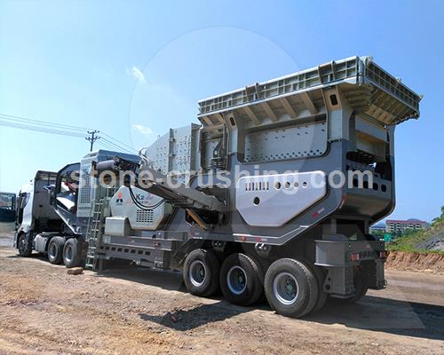 movable stone crushing machine