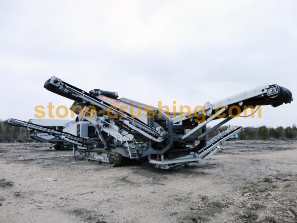 mobile power screen and crusher