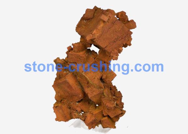 size of crushed iron ore