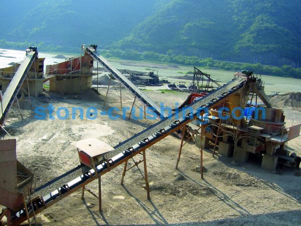 river stone crusher plant