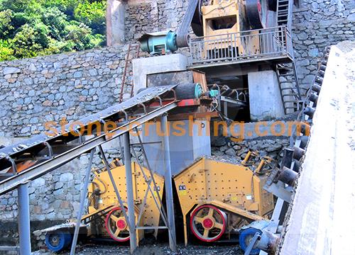 400tph limestone crushing plant
