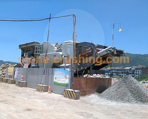 second hand mobile impact crusher