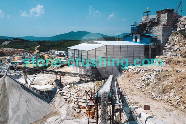 rock crusher gravel production
