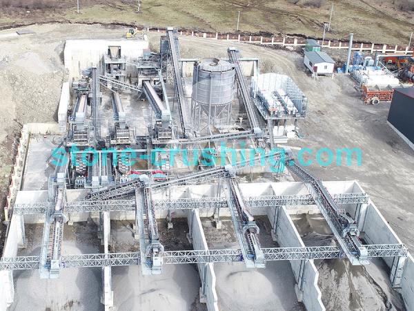 stone crushing plant layout