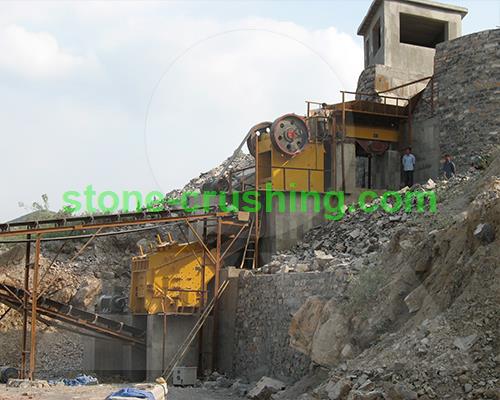 complete aggregate crushing plant