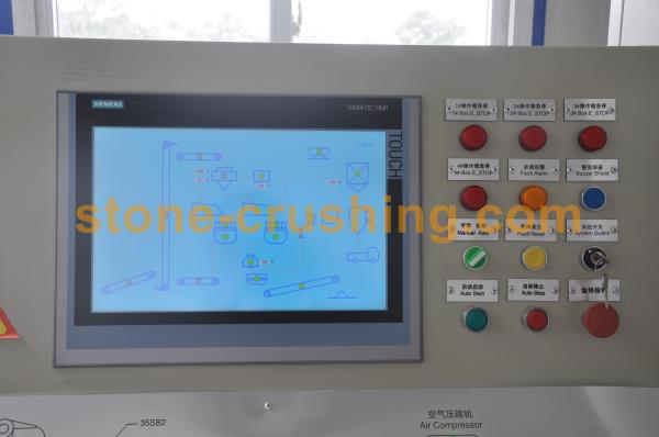 crushing and screening plant panel design