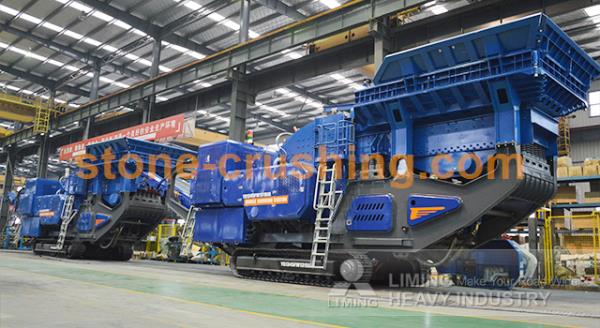semi mobile stone crushing plant
