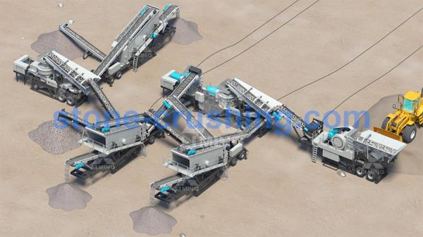 mobile crusher plant design layout