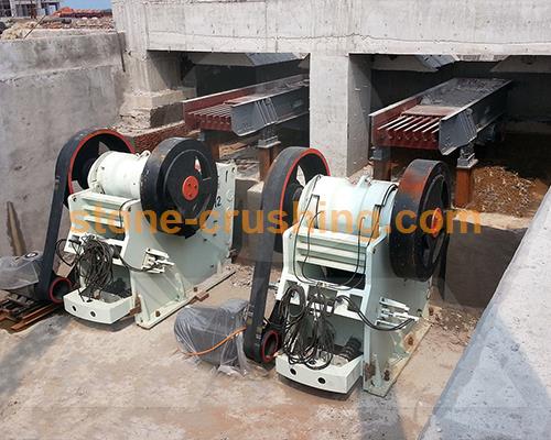 stone crusher plant installation
