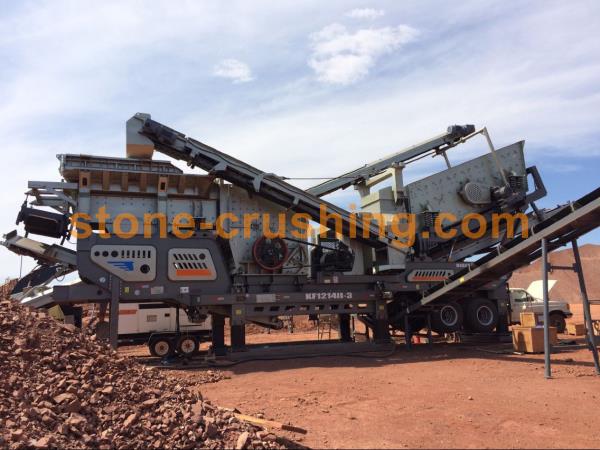 mobile crushing milling plant