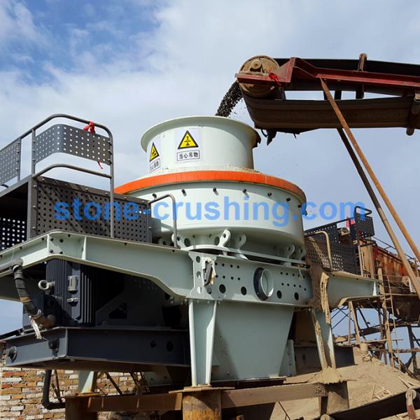 process of crushing rock in aggregate