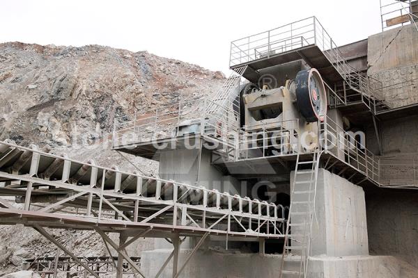 gold stone crusher and separator