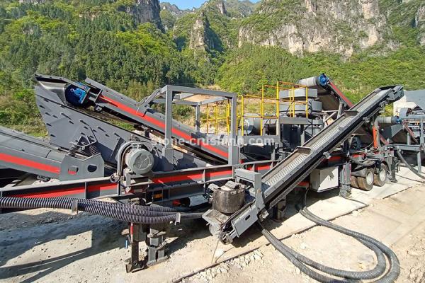 600 tph mobile crusher plant