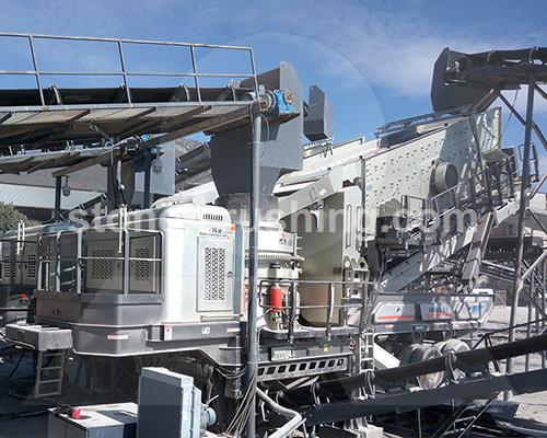 200 tph mobile stone cone crusher