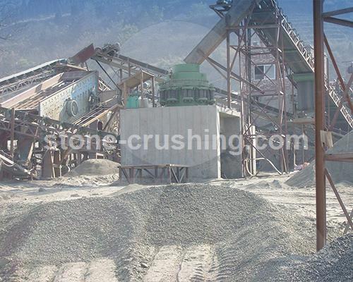 ballast stone crusher machinery