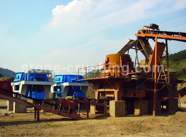 fairly used stone crushing machines