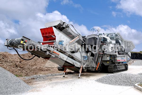 high quality crawler type impact crusher