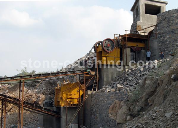stone crusher and quarry plant