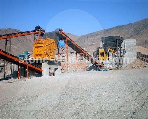 carborundum crushing production lines