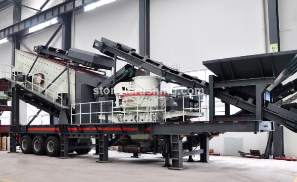 gold ore mobile crusher