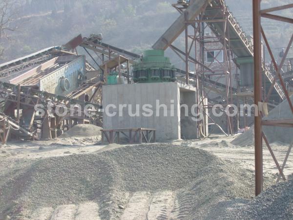 cone crusher for artificial sand making plant