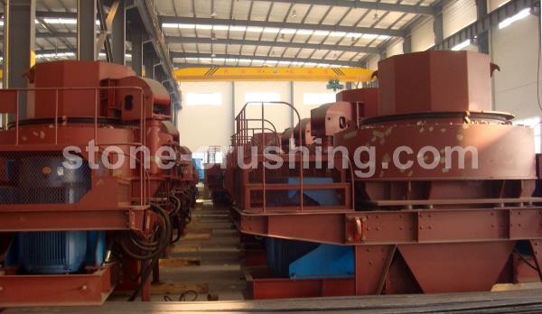serie vertical shaft impact crusher