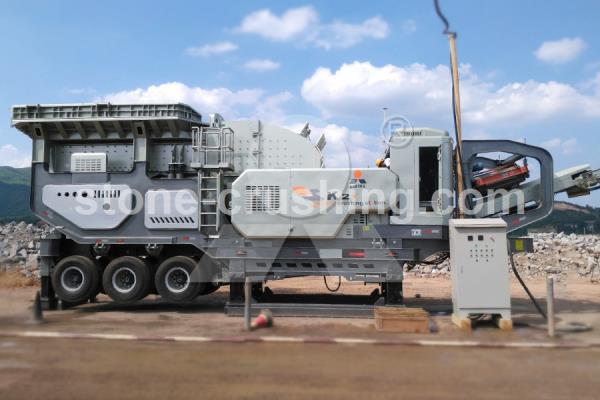semi mobile crusher plant features