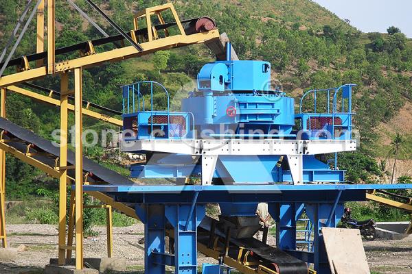 crushing glass to sand machine