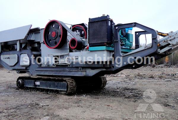what is a track mounted crushing plant